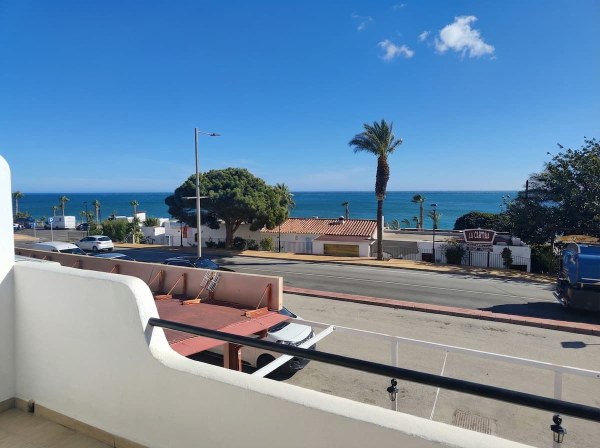 Terraza con vistas al mar