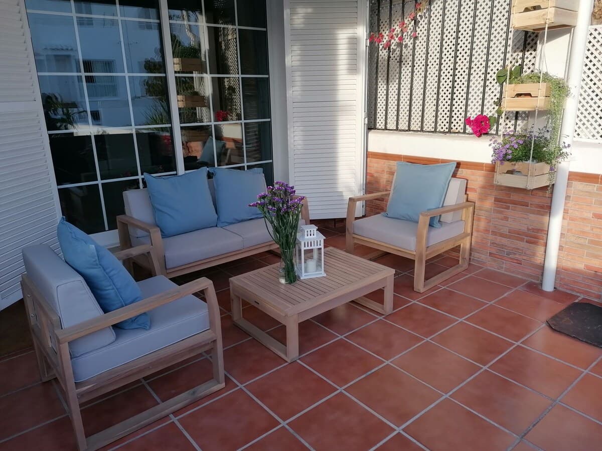 Vistas al mar y al pueblo